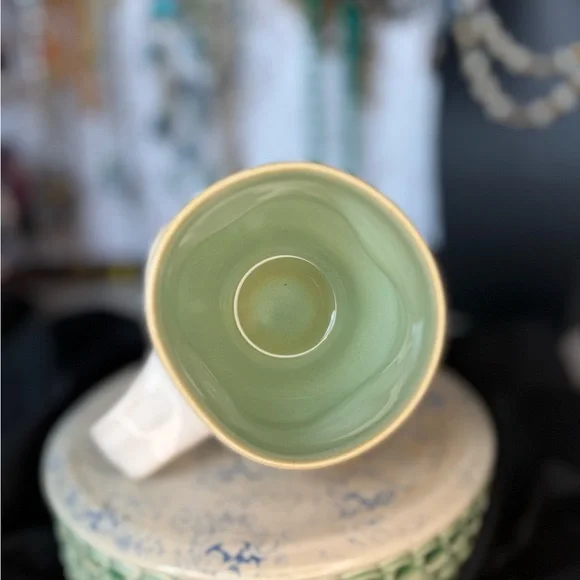 Handcrafted Floral Ceramic Mug - Picture 4 of 6